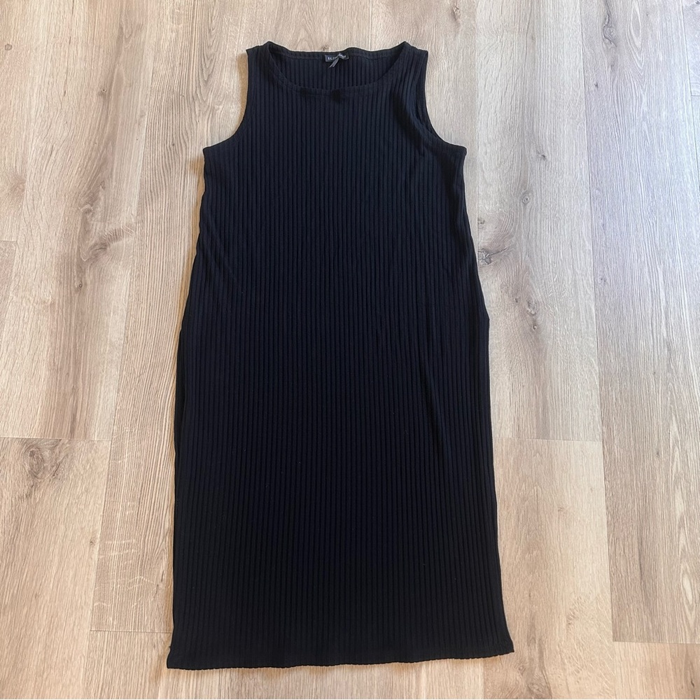 Eileen Fisher Ribbed Black Top